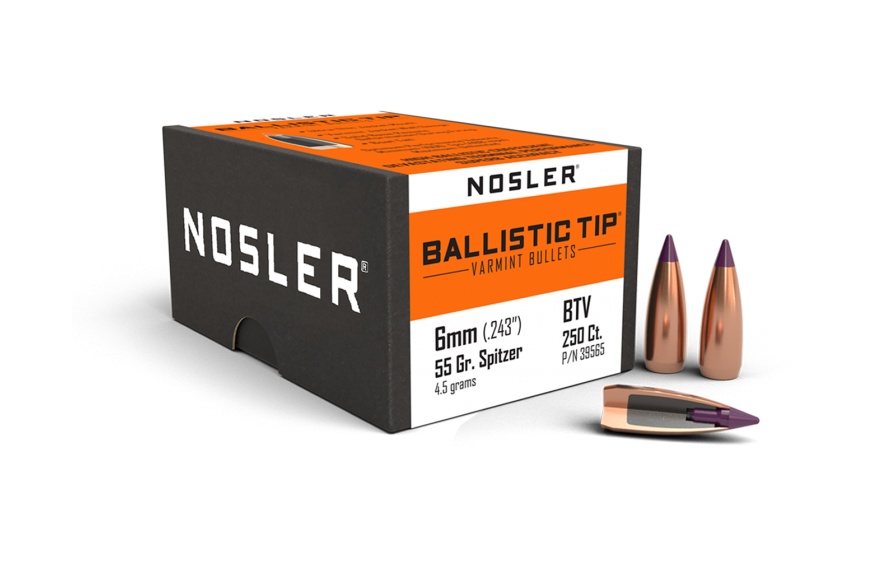 Nosler 6mm .243 55gr Ballistic Tip (250ct)