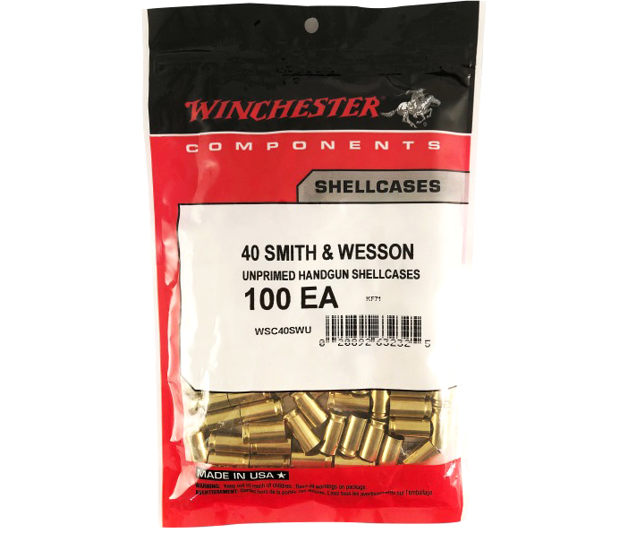 Winchester 40 S&W Brass (100 ct)