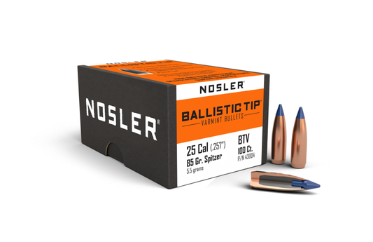 Nosler 25 Cal .257 85gr Ballistic Tip (100ct)