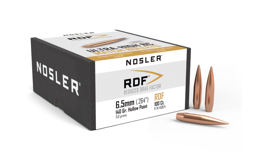Nosler 6.5mm .264 140gr. RDF (100ct.)