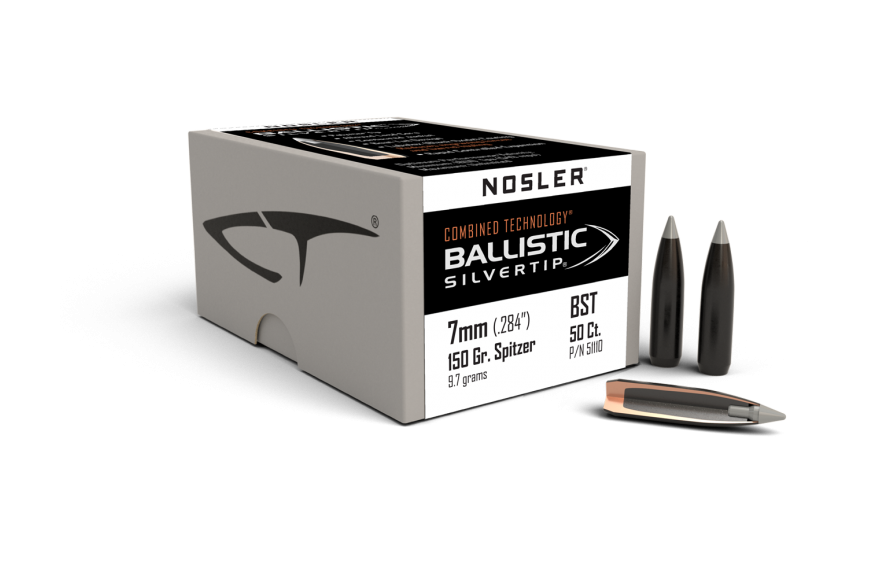 Nosler 7mm .284 150gr Ballistic Silvertip (50ct)