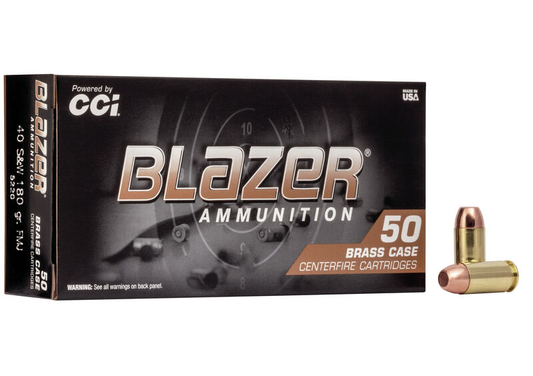 Blazer Brass 40 S&W 180gr FMJ (50ct)