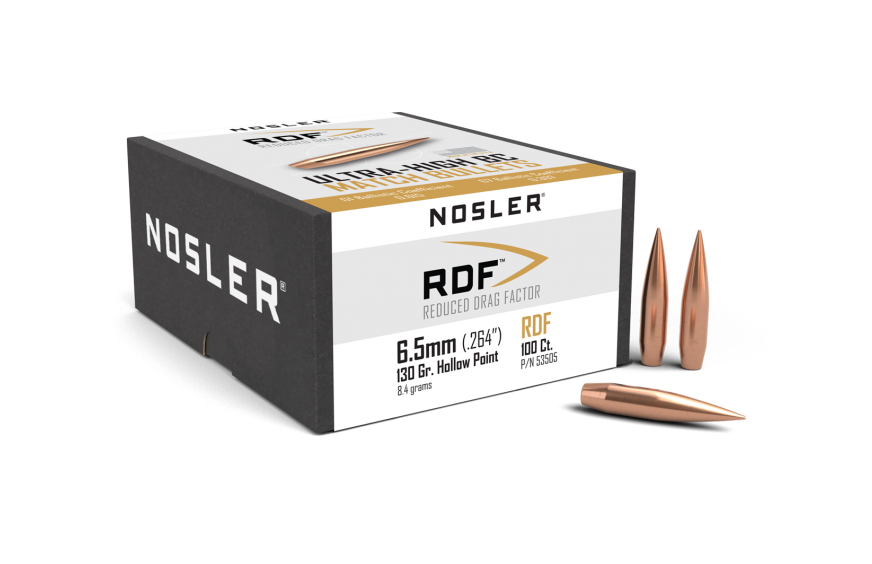 Nosler 6.5mm .264 130gr. HPBT RDF (100ct)