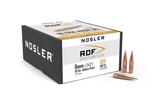Nosler 6mm .243 115gr. RDF (100 ct.)