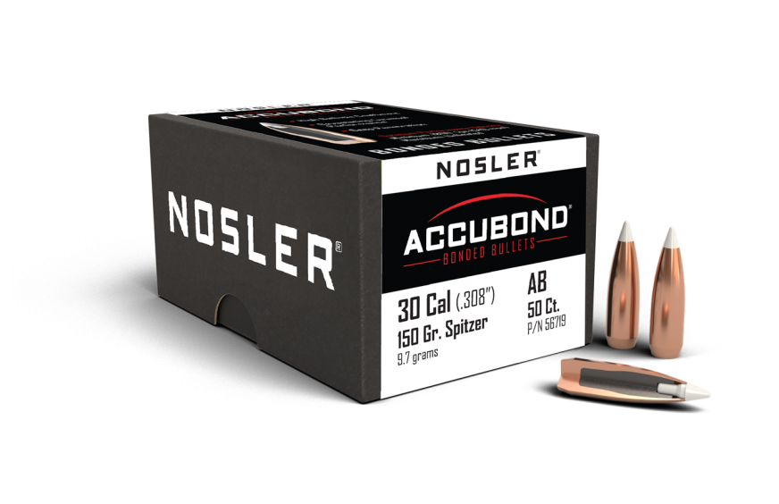 Nosler 30 Cal .308 150gr Accubond (50ct)