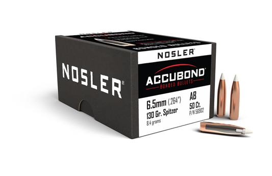 Nosler 6.5mm .264 130gr Accubond (50ct)