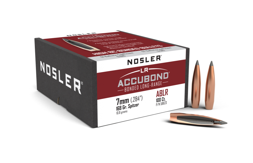 Nosler 7mm .284 168gr Accubond Long Range (100ct)