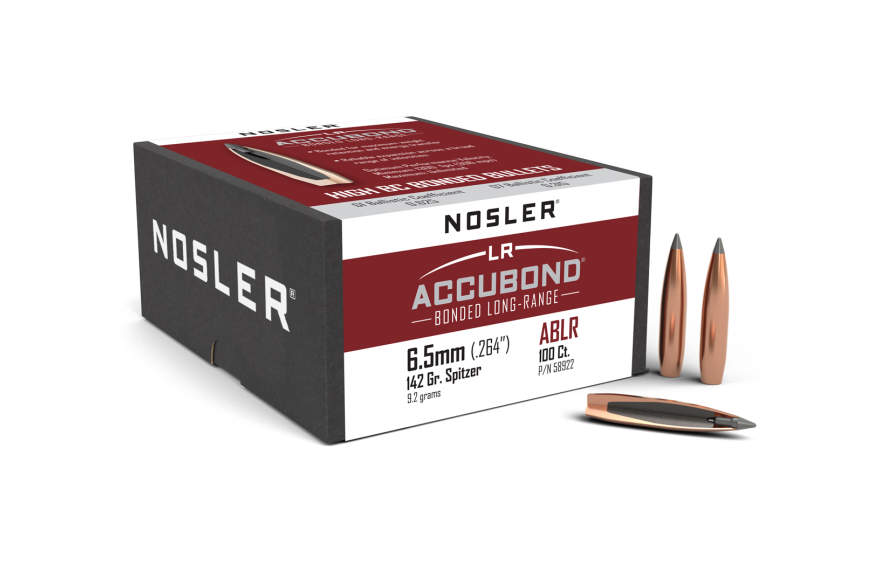 Nosler 6.5mm .264 142gr Accubond Long Range (100ct)