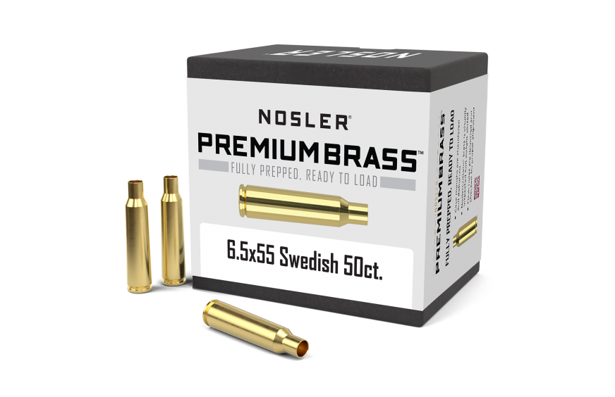 Nosler Custom Brass 6.5x55 Swede (50ct)