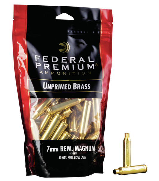 Federal 7mm Rem Mag Brass (50ct)