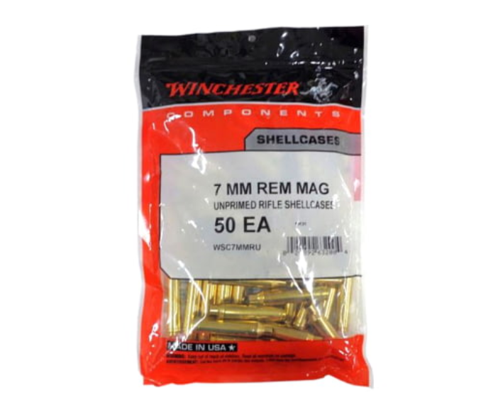 Winchester 7mm Rem Mag Brass (50 ct)