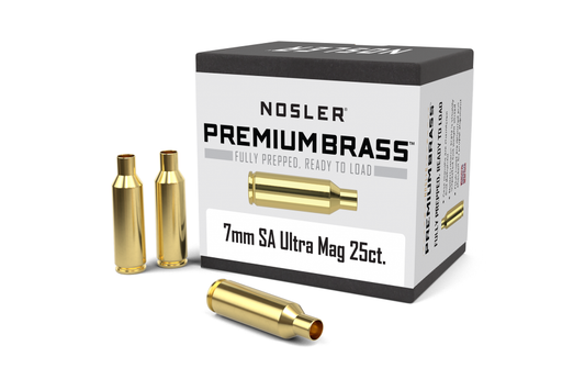 Nosler Custom Brass 7mm Rem SAUM (25ct)