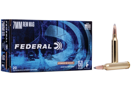 Federal 7mm Rem. Mag 150gr Power Shok SP (20ct)