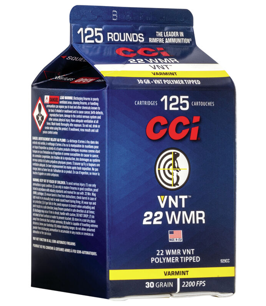 CCI 22 WMR 30gr VNT (125ct)