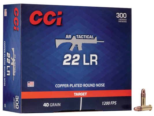 CCI 22 LR AR Tactical 40gr CPRN (300ct)