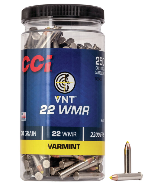 CCI 22 WMR 30gr VNT (250ct Bottle)