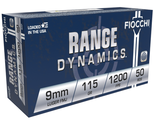 Fiocchi 9mm 115gr FMJ (50ct)