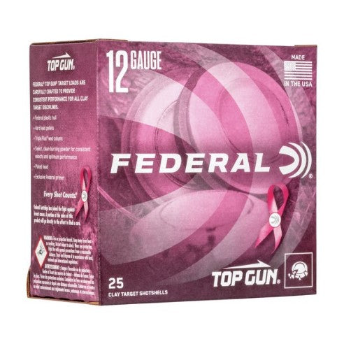 Federal Top Gun 12ga 2 3/4 Dr 1 1/8 oz #8 Pink (1145 fps)