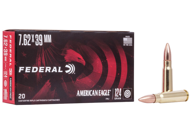 Federal 7.62x39 124gr FMJ (20ct)