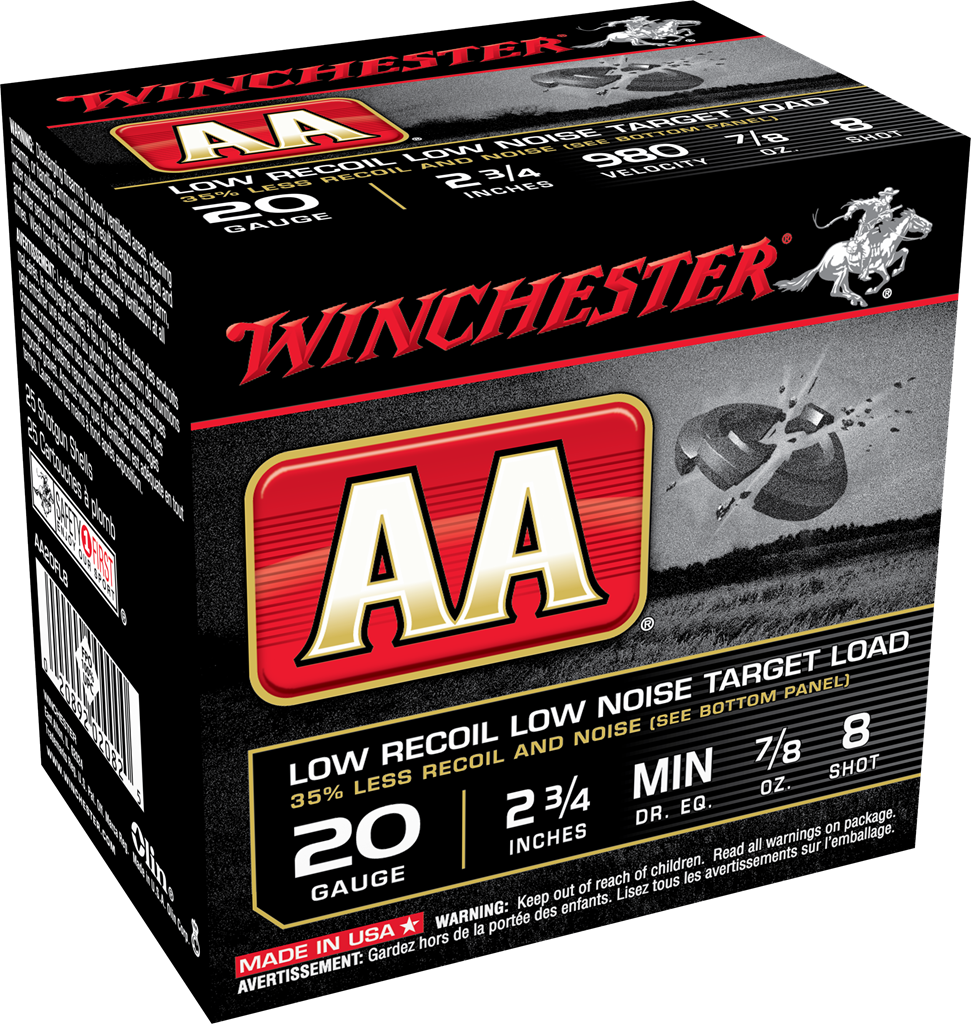 Winchester AA 20ga Min Dr 7/8 oz #8 Feather Lite