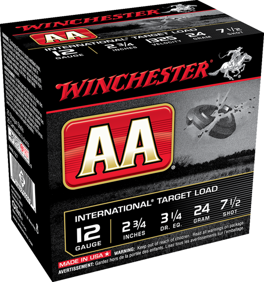 Winchester AA 12ga 2-3/4 24 grms 7.5 (1325 fps)