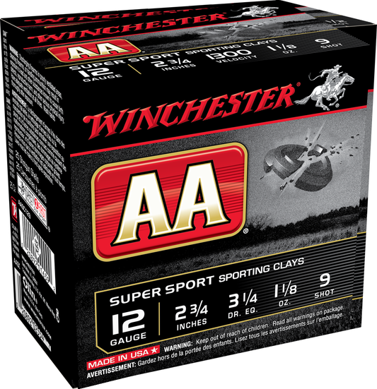 Winchester AA 12ga 3 1/4Dr 1 1/8oz #9 (1300 fps)