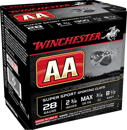 Winchester AA 28ga Max Dr 3/4 oz #8.5 (1300 fps)