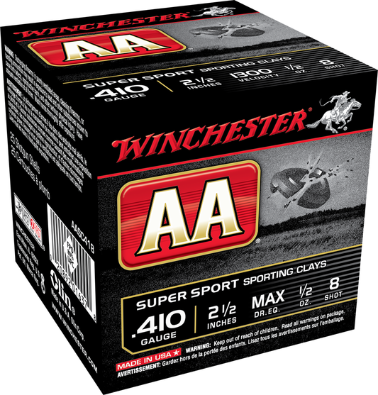 Winchester AA 410 Max Dr 1/2 oz #8 (1300 fps)