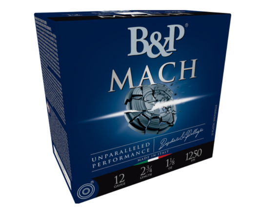 B&P F2 Mach 12ga. 1 1/8 oz #7.5 (1250 fps)
