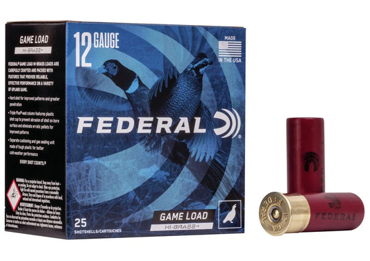 Federal Upland Hi-Brass 12ga. 1 1/4 oz. #5 (1330 fps) PER BOX