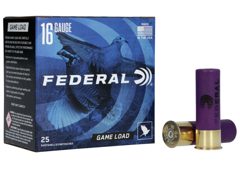 Federal Upland 16ga. 1 oz. #6 (1165 fps) PER BOX