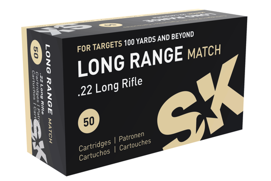 SK 22 LR Long Range Match (Tan) (50ct)