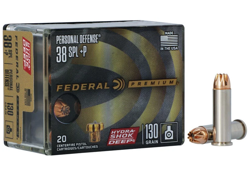 Federal 38 Special+P 130gr Hydra-Shok HP (20ct)