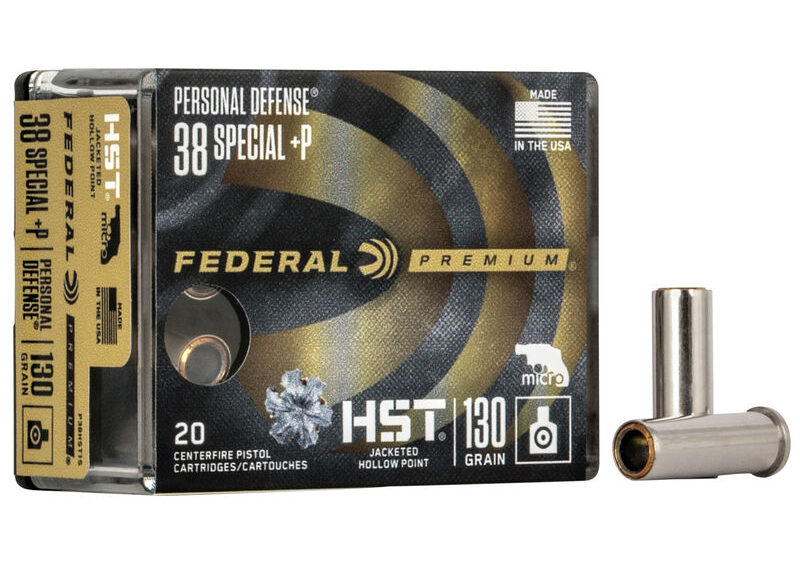 Federal 38 Special+P 130gr HST JHP (20ct)