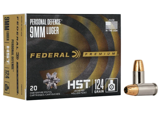 Federal 9mm 124gr HST JHP (20ct)