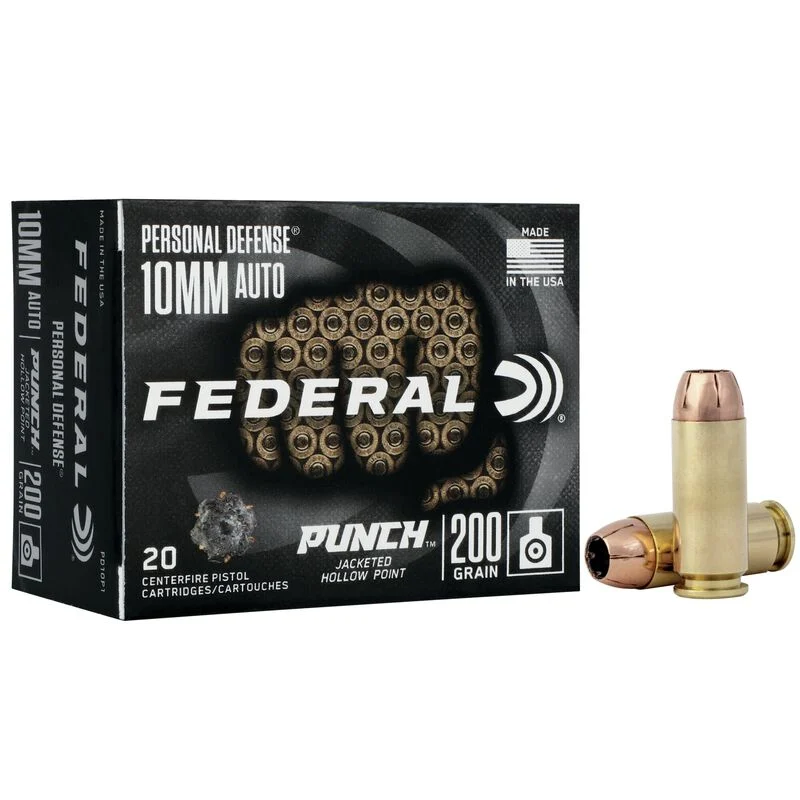 Federal 10mm Auto 200gr Punch JHP (20ct)