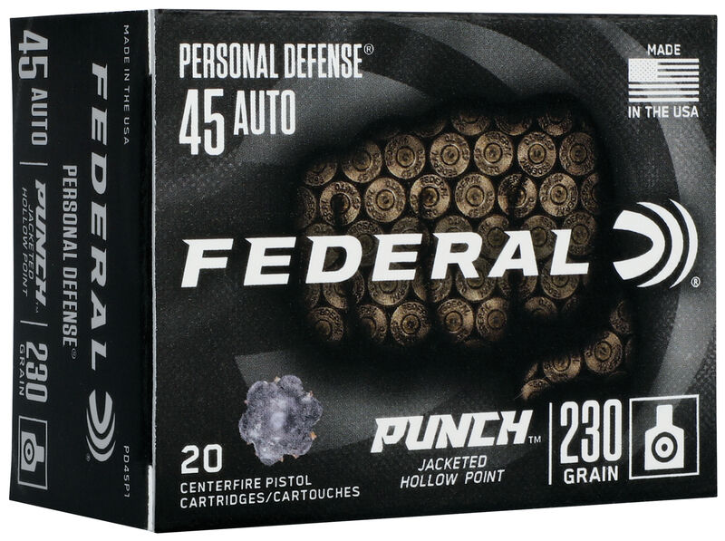 Federal 45 Auto 230gr Punch JHP (20ct)