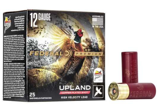 Federal Upland Pheasants Forever Copper Plated 12ga. 1 1/4 oz. #6 (1500 fps) PER BOX