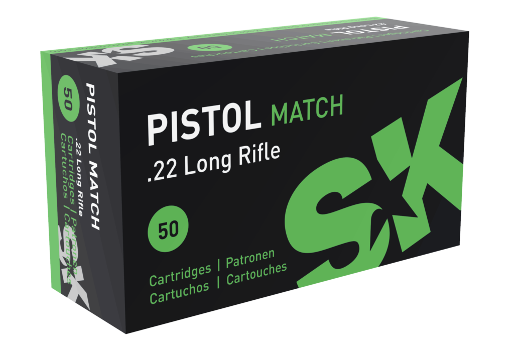 SK 22 LR Pistol Match (Green) (50ct)