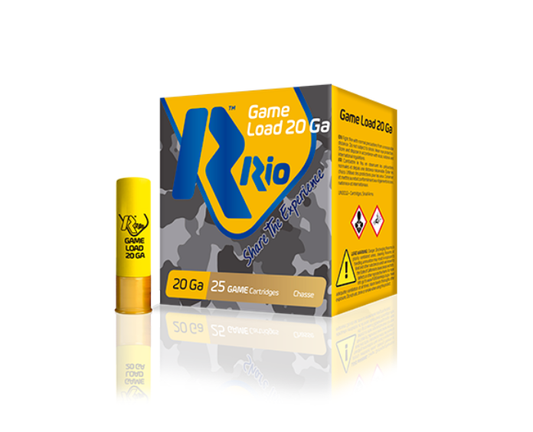 Rio Game Load 20 ga. 2 3/4" 1 oz. #8 (1250 fps) PER BOX