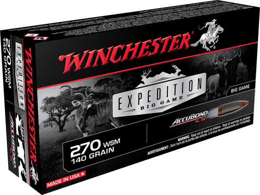Winchester 270 WSM 140gr Accubond CT (20ct)