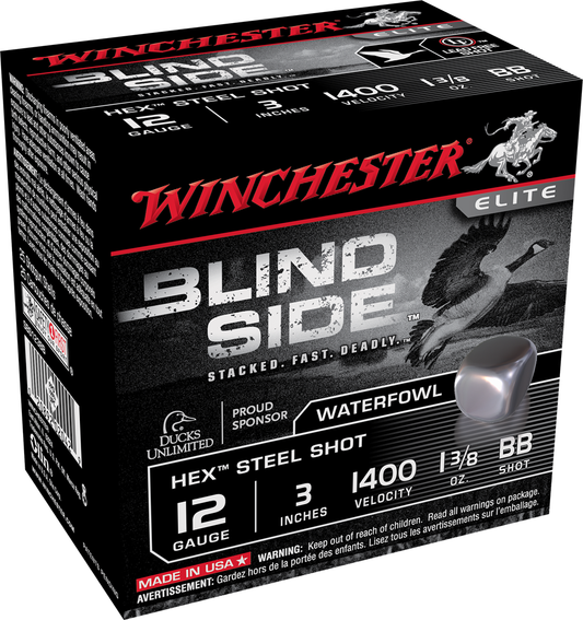 Winchester Blind SIde 12ga 3" 1-3/8oz BB (1400fps)