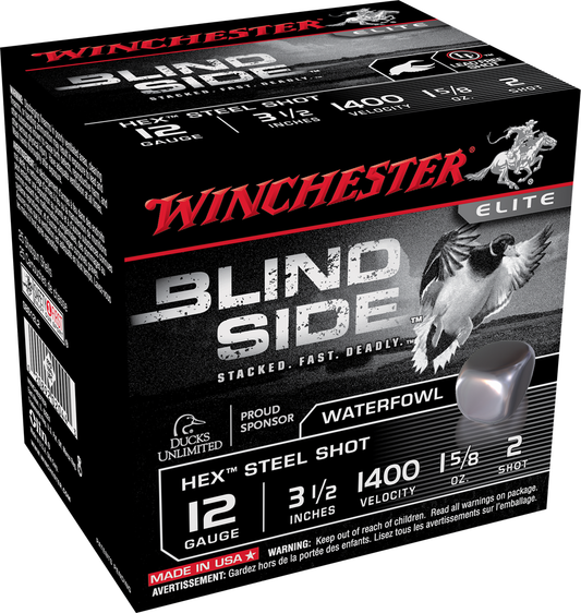 Winchester Blind Side 12ga 3-1/2" 1-5/8oz #2 (1400fps)