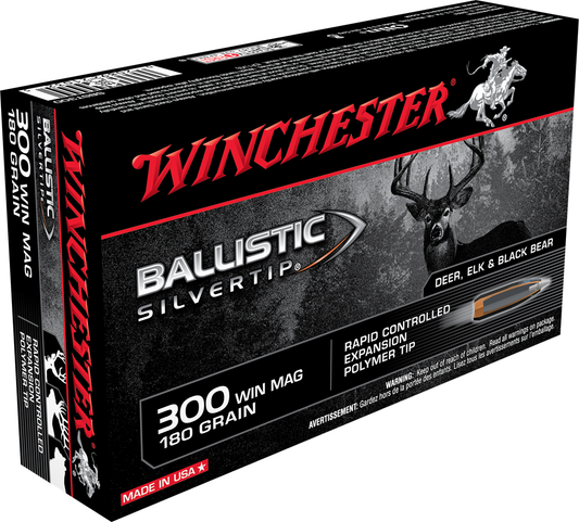 Winchester 300 Win Mag 180gr Ballistic Silvertip (20ct)
