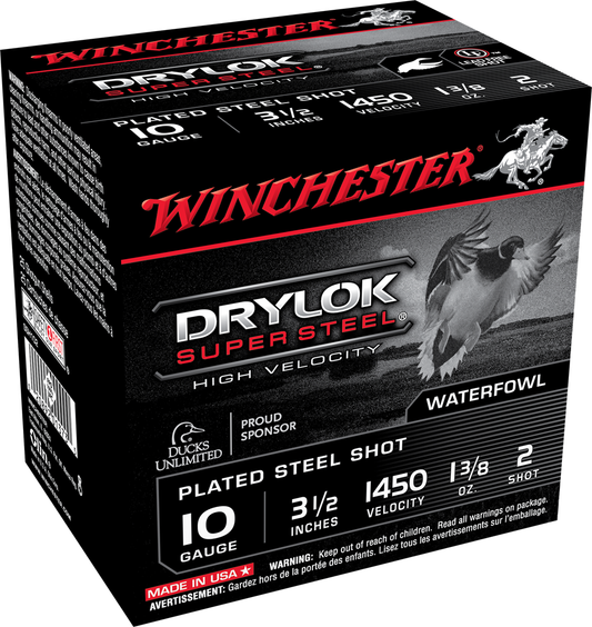Winchester Drylok Steel 10ga 3-1/2" 1-3/8oz #2 (1450fps)