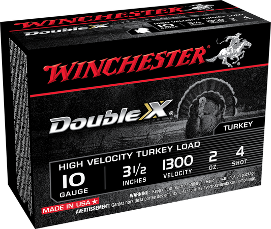 Winchester Double X 10ga 3-1/2" 2oz #4 (1300fps)