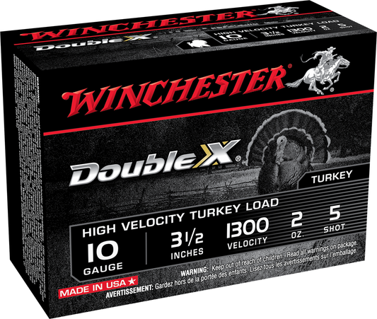 Winchester Double X 10ga 3-1/2" 2oz #5 (1300fps)