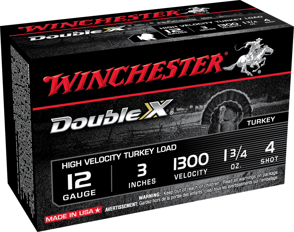 Winchester Double X 12ga 3" 1-3/4oz #4 (1300fps)