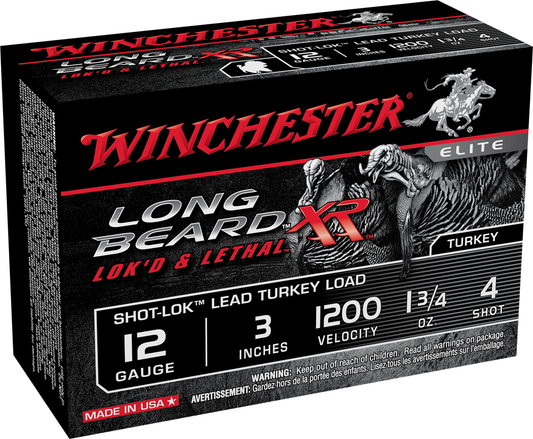 Winchester Long Beard 12ga 3" 1-3/4oz #4 (1200fps)