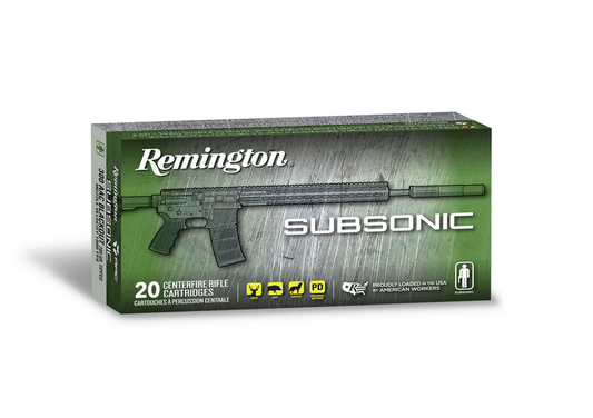 Remington 300 Blackout 220gr Subsonic (20ct)
